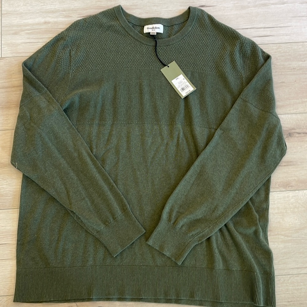Men’s Crewneck Sweater, NWT, XXL